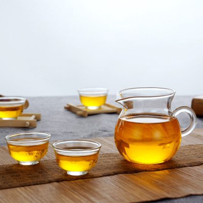 供应机制品茗杯小容量30毫升功夫茶杯茶具配件耐热玻璃小碗茶杯|ru