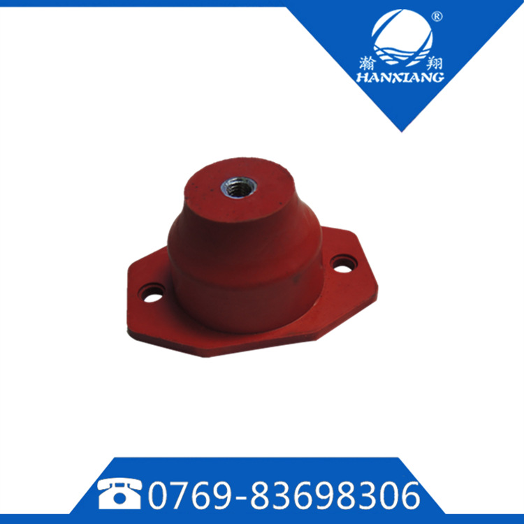 机器橡胶减震器 防滑缓冲垫 五金包胶加工定制