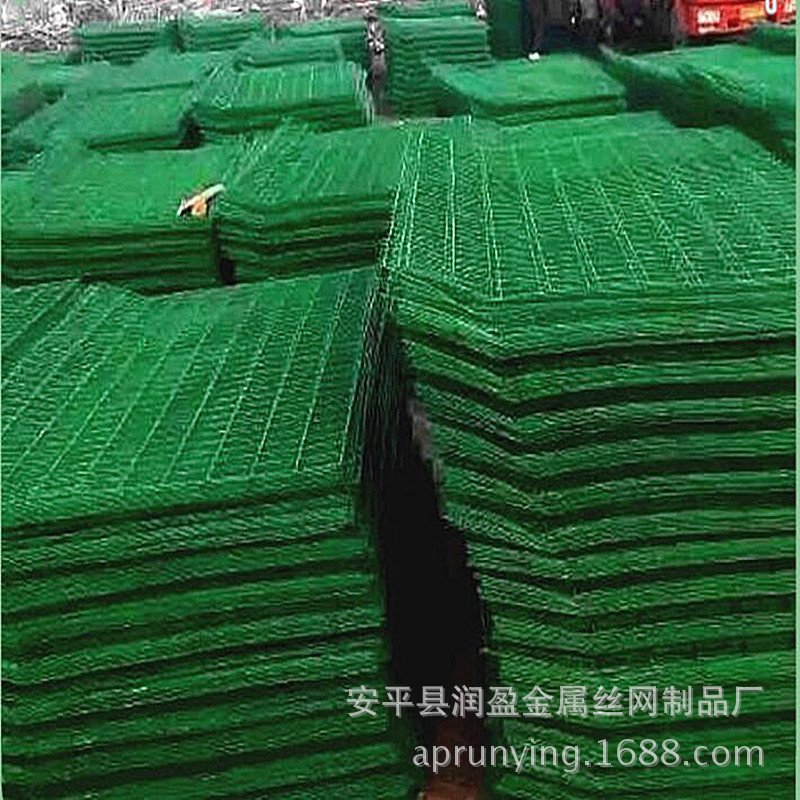 绿色双边简易护栏