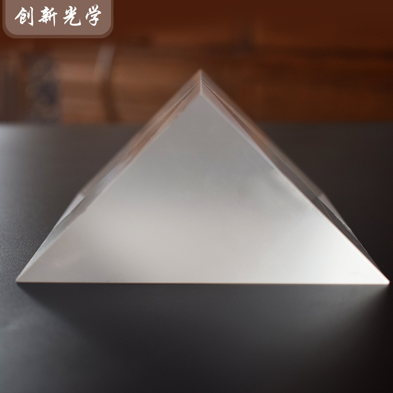 厂家供应光学棱镜 直角棱镜测厚80*80*100mm  90度直角棱镜