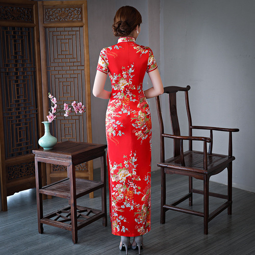 cheongsam performance dress large ceremonial cheongsam dress style retro