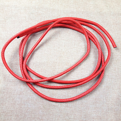 专业生产定制PU仿皮粗款编织带绳 皮绳 箱包辅料装饰宠物辅料拉绳|ms