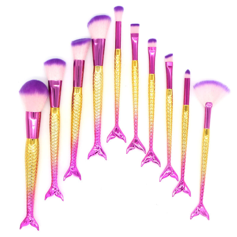 Mermaid Makeup Brush Set Image 11