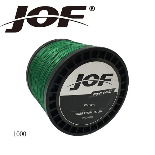 JOF Xinli fishing gear 8 braid PE strong horse fishing line 1000 meters anti-biting line fishing line fishing line wholesale cross-border