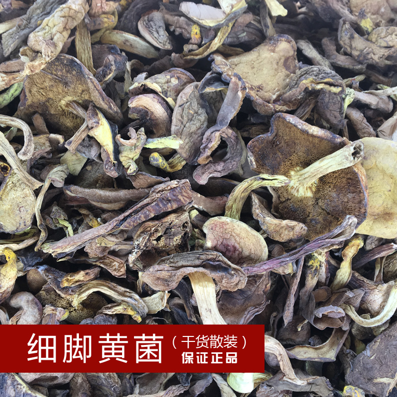 【菌窝子】细脚云南野生菌小黄菌牛肝菌干货煲汤火锅食用菌批发