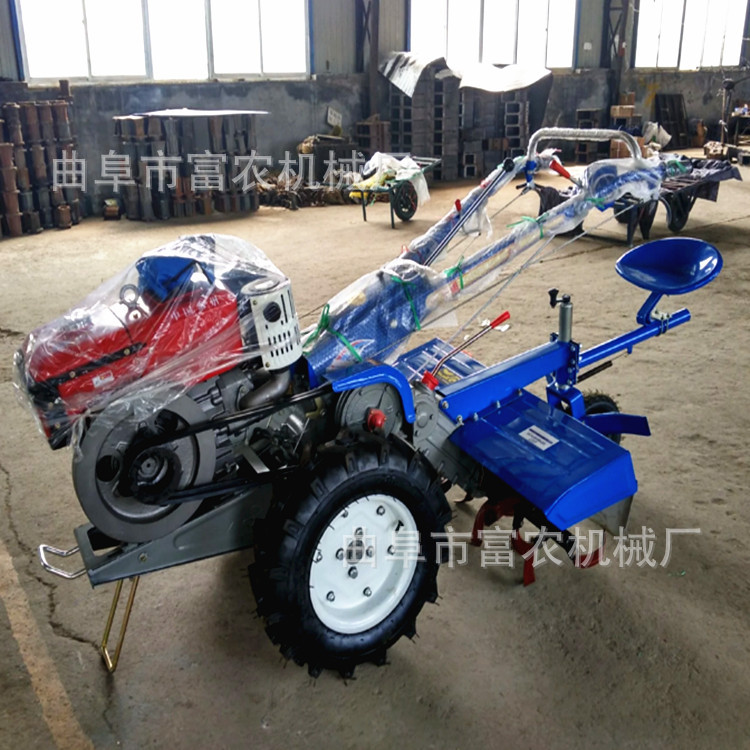 小型手扶拖拉机8-22马力 手扶拖拉机标配旋耕机