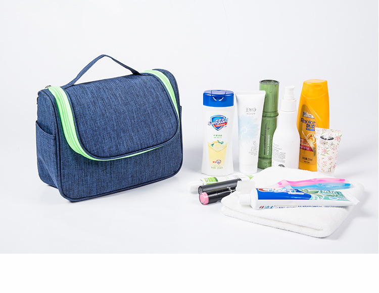 607g Weight Storage Bag Storage & Cleaning Polyester Material Solid Color Pattern Simple Style Style Red Color Simple Travel Large Capacity Cosmetic Bag Wholesale Nihaojewelry 无