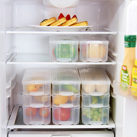 Bán buôn kiểu Nhật hộp nhiều lớp tủ lạnh crisper lưu trữ đông lạnh bánh bao trứng hộp ngũ cốc hộp thực phẩm khô Hộp chiên, hộp ăn trưa