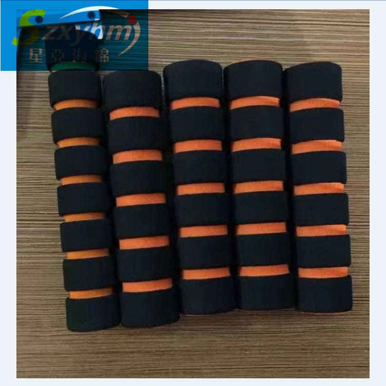 厂家供应NBR橡塑海绵把套，发泡海绵手把套 可定制规格印刷