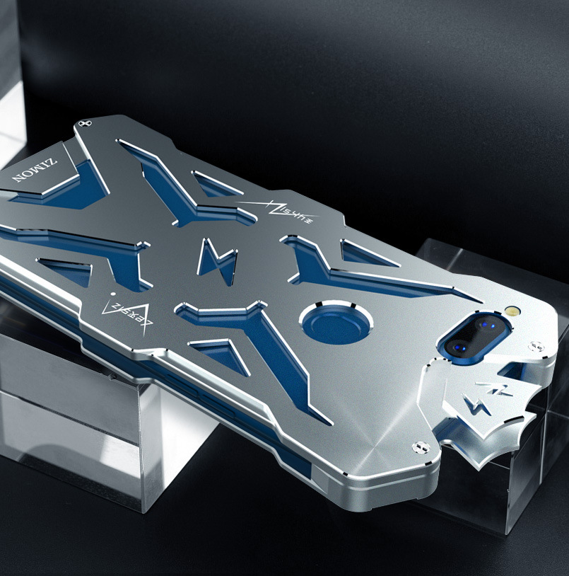 SIMON THOR Aviation Aluminum Alloy Shockproof Armor Metal Case Cover for Huawei Honor 7X