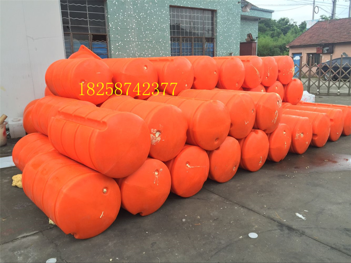 河道拦截水草浮筒厂家 直径600*1200河水拦污浮筒