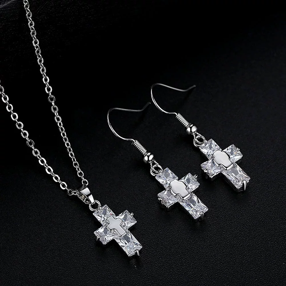 Ювелирные изделия, набор, цирконий, подвеска, бусы, европейский стиль, Aliexpress