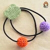 Woven children's pony handmade, hair accessory, Korean style, South Korea, new collection