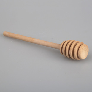 Manufacturers specializing in the production of Lotus Wood environmental protection honey stick wood honey spoon jam honey stirring stick can be customized LOG