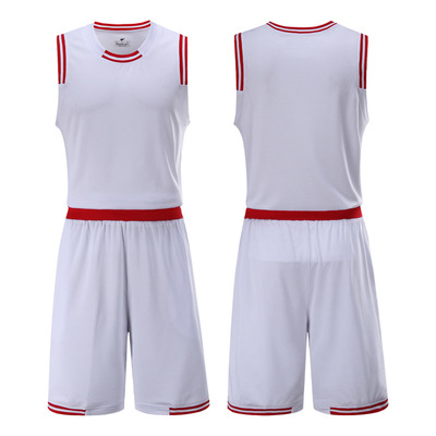 新款高品質籃球服定制套裝男 訓練籃球衣內襯籃球服男款廠家直銷