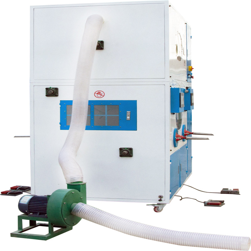 成林机械流量充绒机采用无接触式称重 应用于羽绒服充绒机  棉服