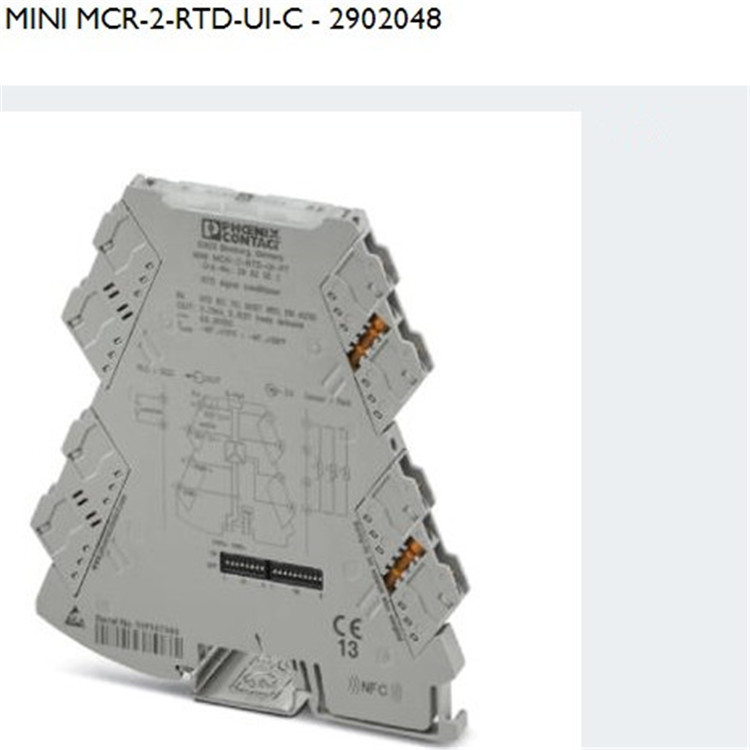 MINI MCR-2-RTD-UI-C热电阻测量变送器菲尼克斯/phoenix2902048
