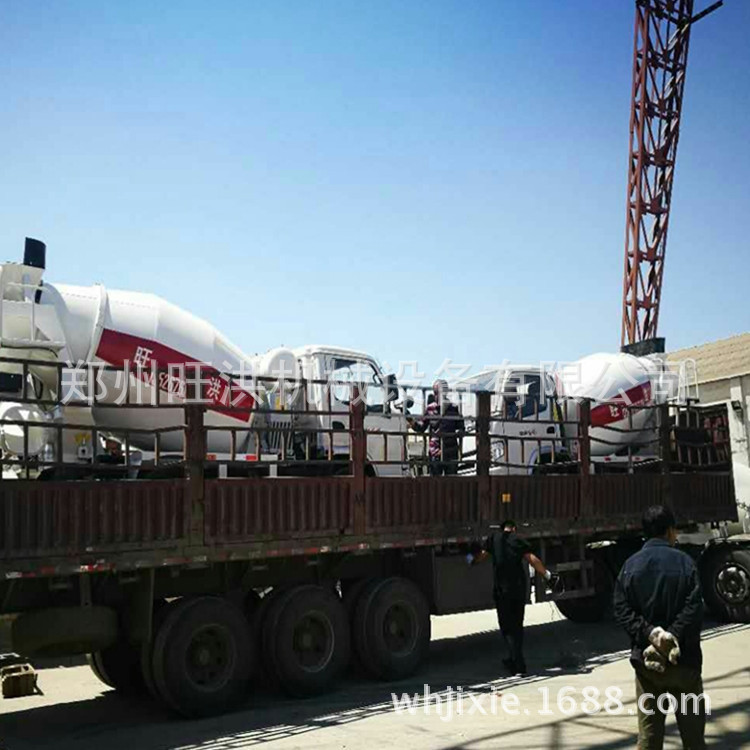 小型水泥运输搅拌罐车/四驱建筑砼搅拌运输罐车/定制小型商混车
