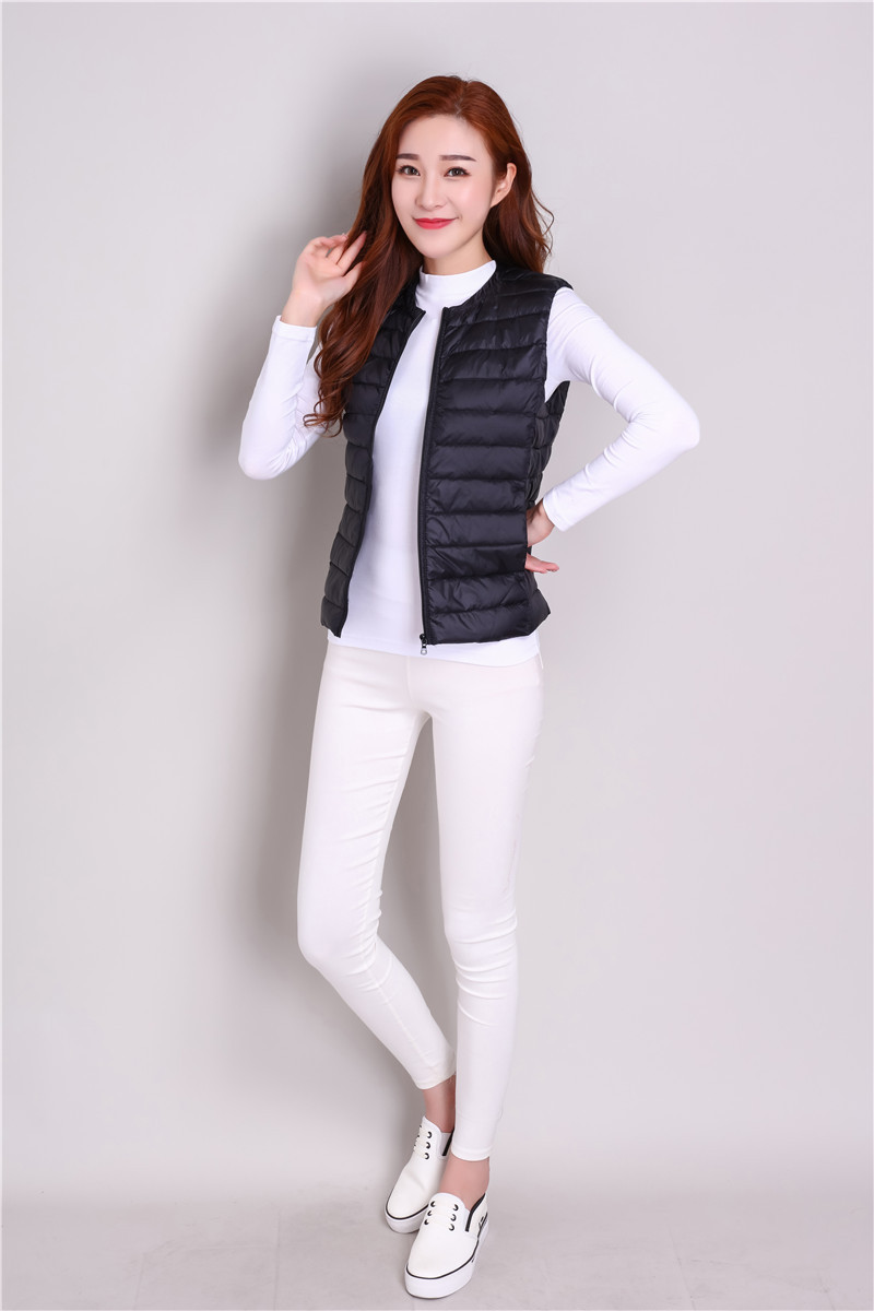 Gilet femme en Duvet de canard blanc - Ref 3316304 Image 28