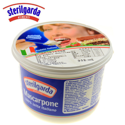 意大利进口琪雷萨马斯卡布尼奶酪500g提拉米苏芝士马斯卡彭批发|ms