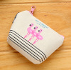 Cloth, cartoon wallet, card holder, coins, South Korea, simple and elegant design