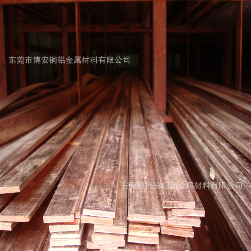 东莞厂家供应高纯度T2紫铜排6*60mm指尖陀螺专用红铜排免费裁切