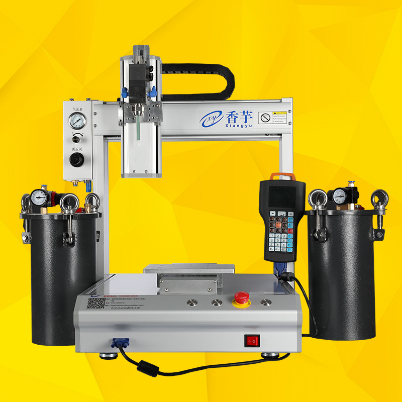 双组份AB胶全自动点胶机 1:1双液环氧树脂全自动灌胶机 滴胶机