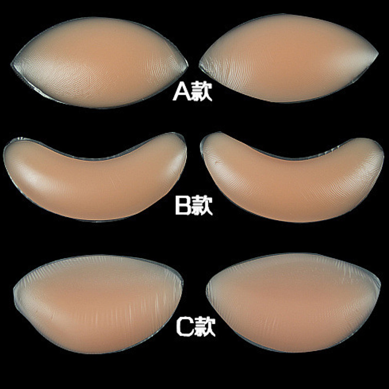 厂家直营硅胶泳衣加厚胸垫性感比基尼隐形文胸罩聚拢义乳内衣插片