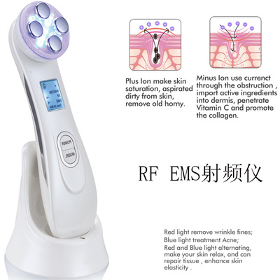 Exit EMS electromagnetism Lightwave cosmetology instrument New products Face multi-function household cosmetic instrument RF Light therapy device