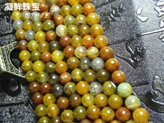 厂家直供 爆花黄龙纹玛瑙散珠4—20MM玛瑙珠子diy手链饰品配珠