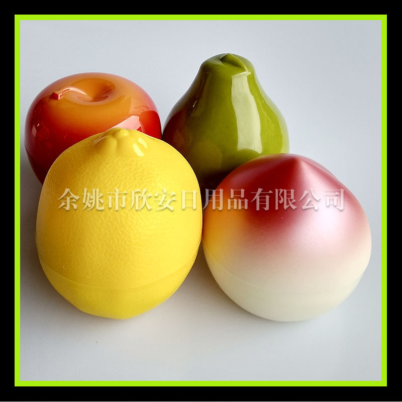 30g克儿童面霜瓶 水果形保湿霜瓶 可爱型膏霜盒30g润肤霜瓶