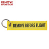 Foreign trade explosion computer embroidery keychain Hanging rope weaving key chain Remove Before Flight