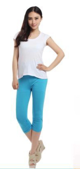 여름 얇은 임산부 레깅스 모달 임산부 7 점 홈베이스 잠옷 조정 가능