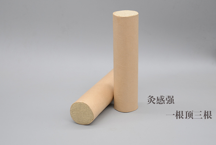 5cm x 20cm Moxa Stick Ai Tiao 艾条 Five Year Aged Mugwort Moxibustion Roll for Warming Therapy quality and texture