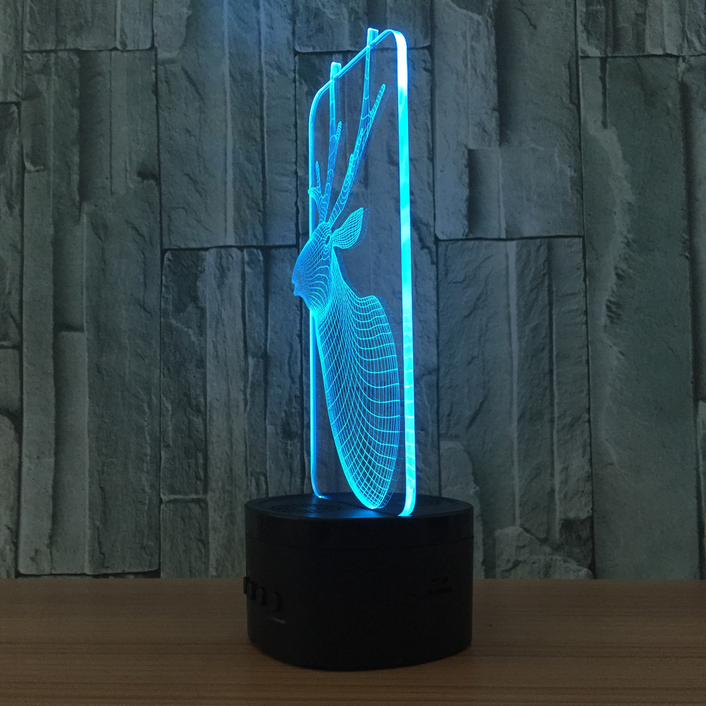 2017外贸星球大战3D创意七彩小夜灯 家居卧室