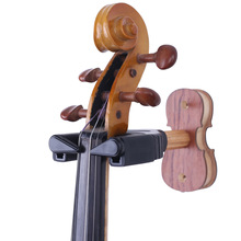 跨境货源小提琴自动锁挂架 可拆卸实木自动锁挂钩 提琴挂钩批发