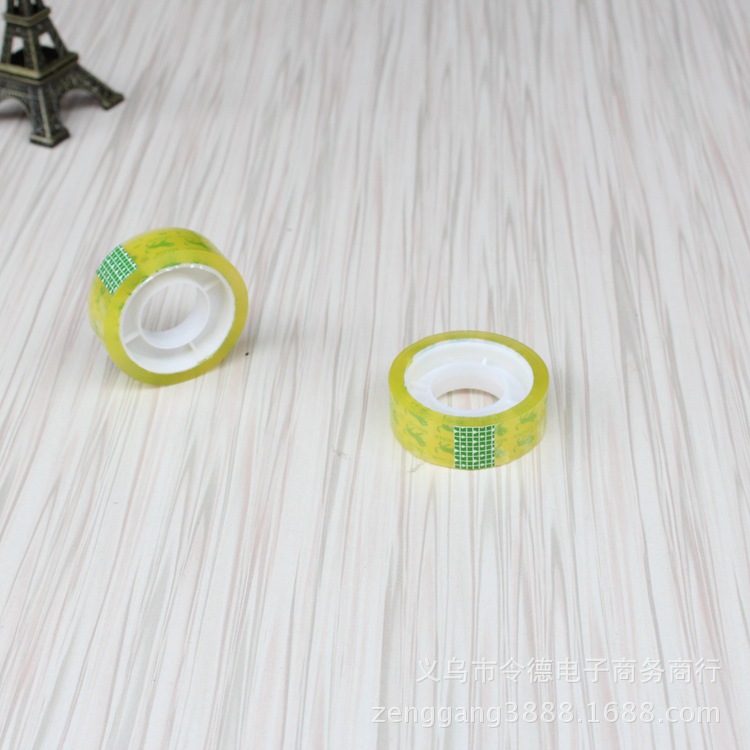 一元店学生胶带 透明胶带 6个装粘胶 厂家直销 一元二元专批