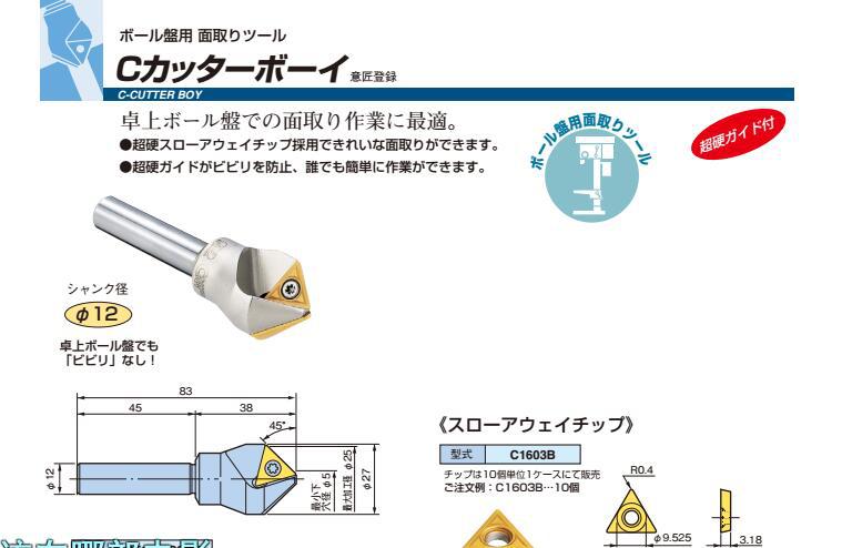 日本BIG大昭和倒角刀片C1603B
