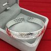 Metal silver women's bracelet, wholesale