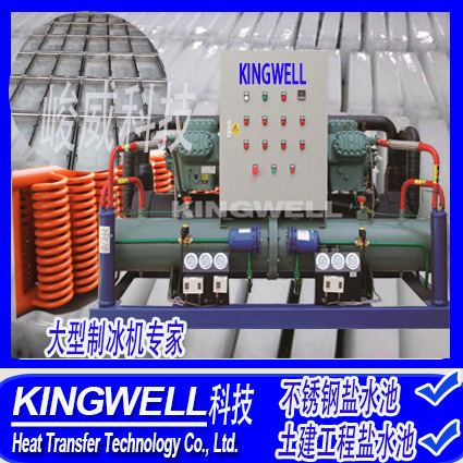 KW-B10日产1-100吨盐水制冰机 块冰机 条冰机 工业用冰砖机