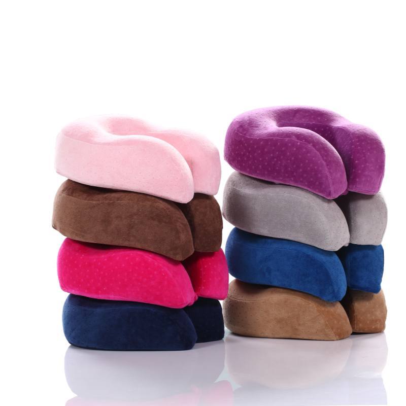 Foam Support U-Shaped Protection Airplane Travel Neck Car Memory Pillow_voghion.com