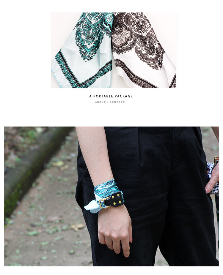 neue Art und Weise multifunktionale Seidenschalschnalle Tasche Griff Hals Damen Armband Grohandelpicture3