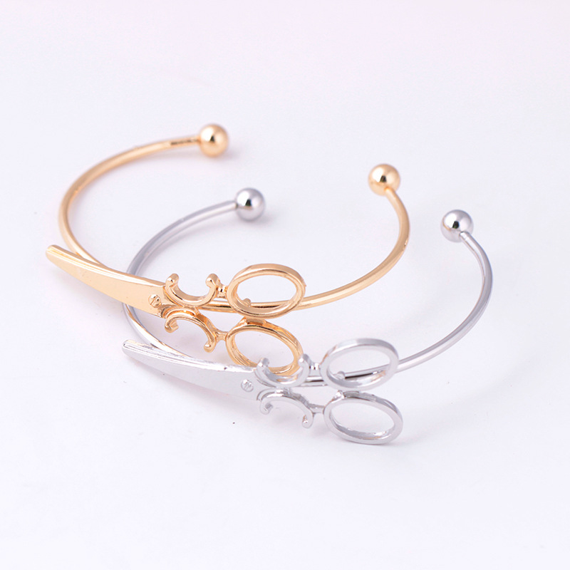 1 Piece Fashion Geometric Alloy Plating Artificial Rhinestones Womenu0027S Bangle