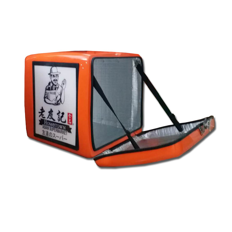 Directly from the Manufacturer, 3-Sided Insulated Delivery Box with Led Lights for Riders, Suitable for Electric Vehicles