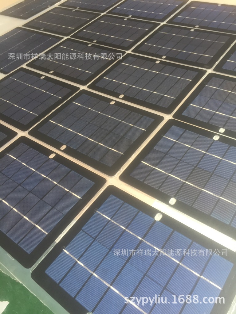 厂供单车发电板PET层压电池板磨砂太阳能板可带电瓶车超轻光伏