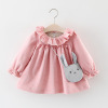 Demi-season small princess costume, children's long-sleeve, bag, long sleeve