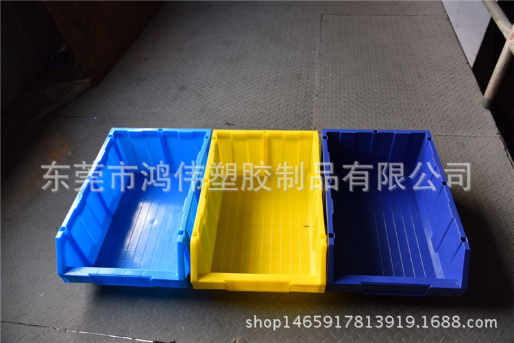 惠州博罗园洲组立式塑料零件盒 600*400蓝色物料盒