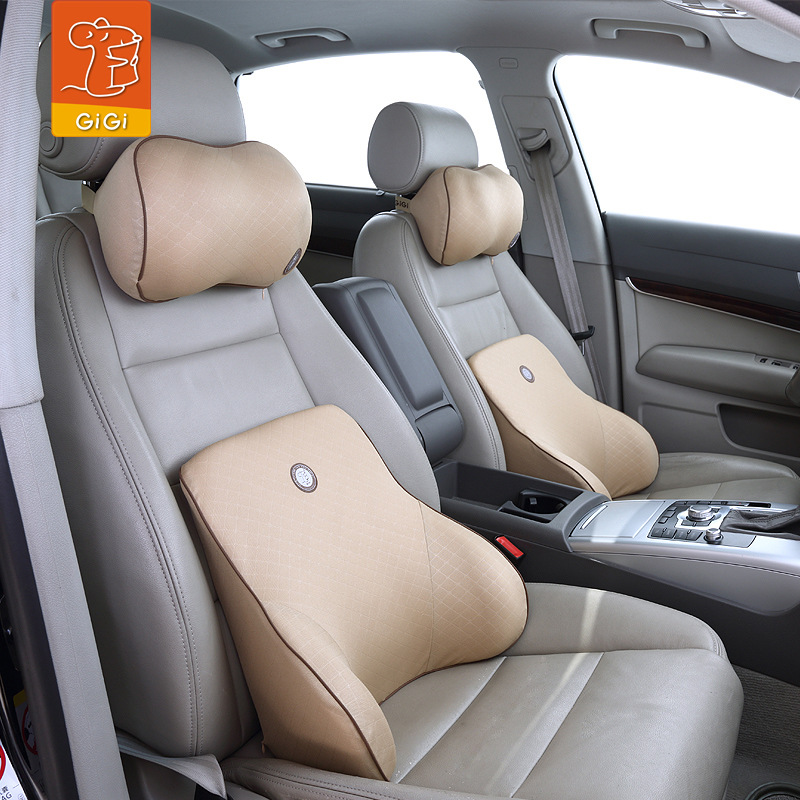 GiGi Car Headrest Waist suit anion Memory Foam Car Neck Pillow Use Lumbar pillow Factory wholesale