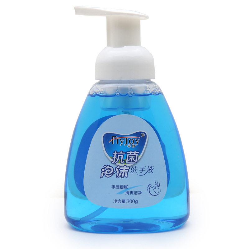 批发泡沫洗手液300ml定制 儿童清洁抑菌护手泡泡洗手液 厂家直销|ru