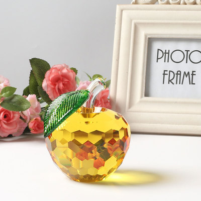 Manufactor Direct selling crystal Apple Valentine's Day Gift Christmas Ping fruit gift Decoration Letters of exchange